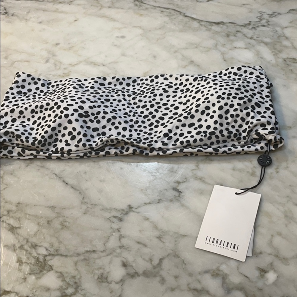 Dalmatian Print Floralkini bandeau